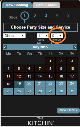 Add Children to your Booking Widget